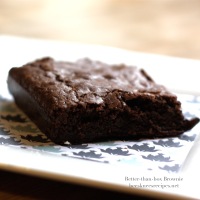 Chewy Brownies (that taste like Ghirardelli box mix, but better)